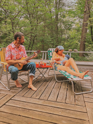 THE SHORT SLEEVED CHORE SHIRT - WARM FLORALS