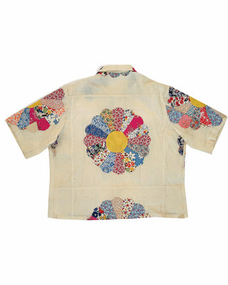 THE SHORT SLEEVED CHORE SHIRT - DAHLIAS