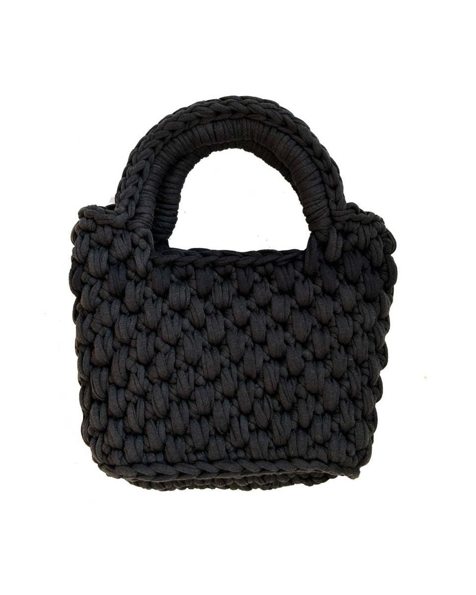 VANHECER - Giant Yarn Loopy Mango Hand Knitting Knitting Tote Bag B#YW226 -  Codibook.