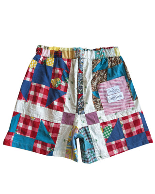 THE QUILTED BOXER SHORT - GINGHAM PARTY