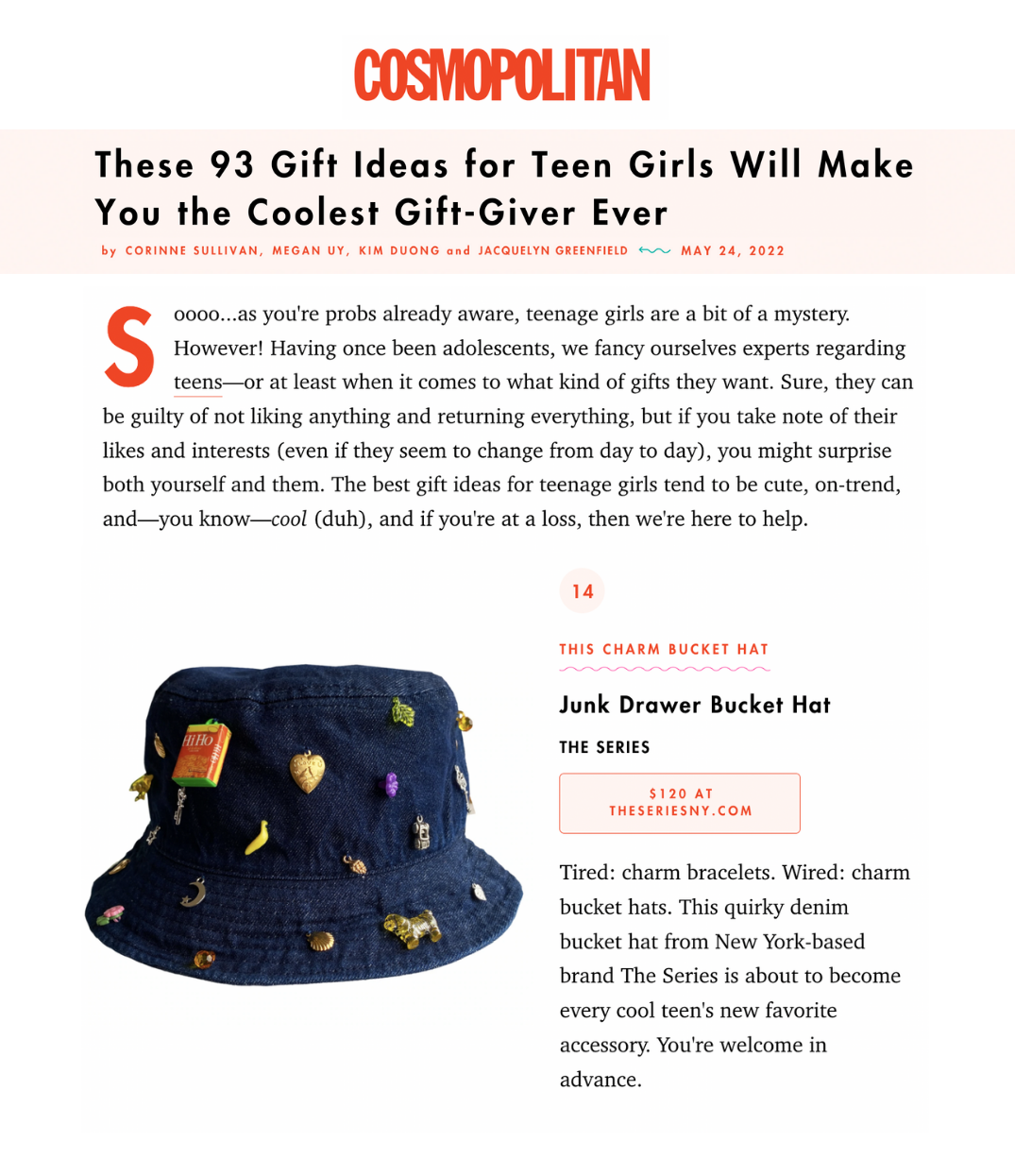 COSMOPOLITAN | These 93 Gift Ideas for Teen Girls Will Make You the Coolest Gift-Giver Ever