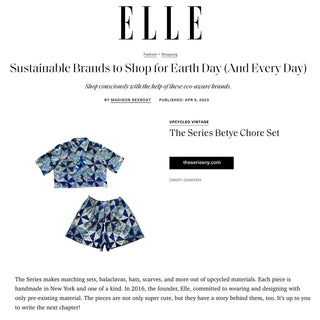 The Series matching sets featured in ELLE