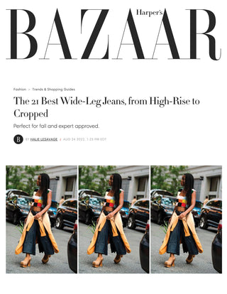 HARPER'S BAZAAR | The 21 Best Wide-Leg Jeans, from High-Rise to Cropped