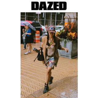 DAZED - Sweat-drenched and rain-soaked street style looks from NYFW