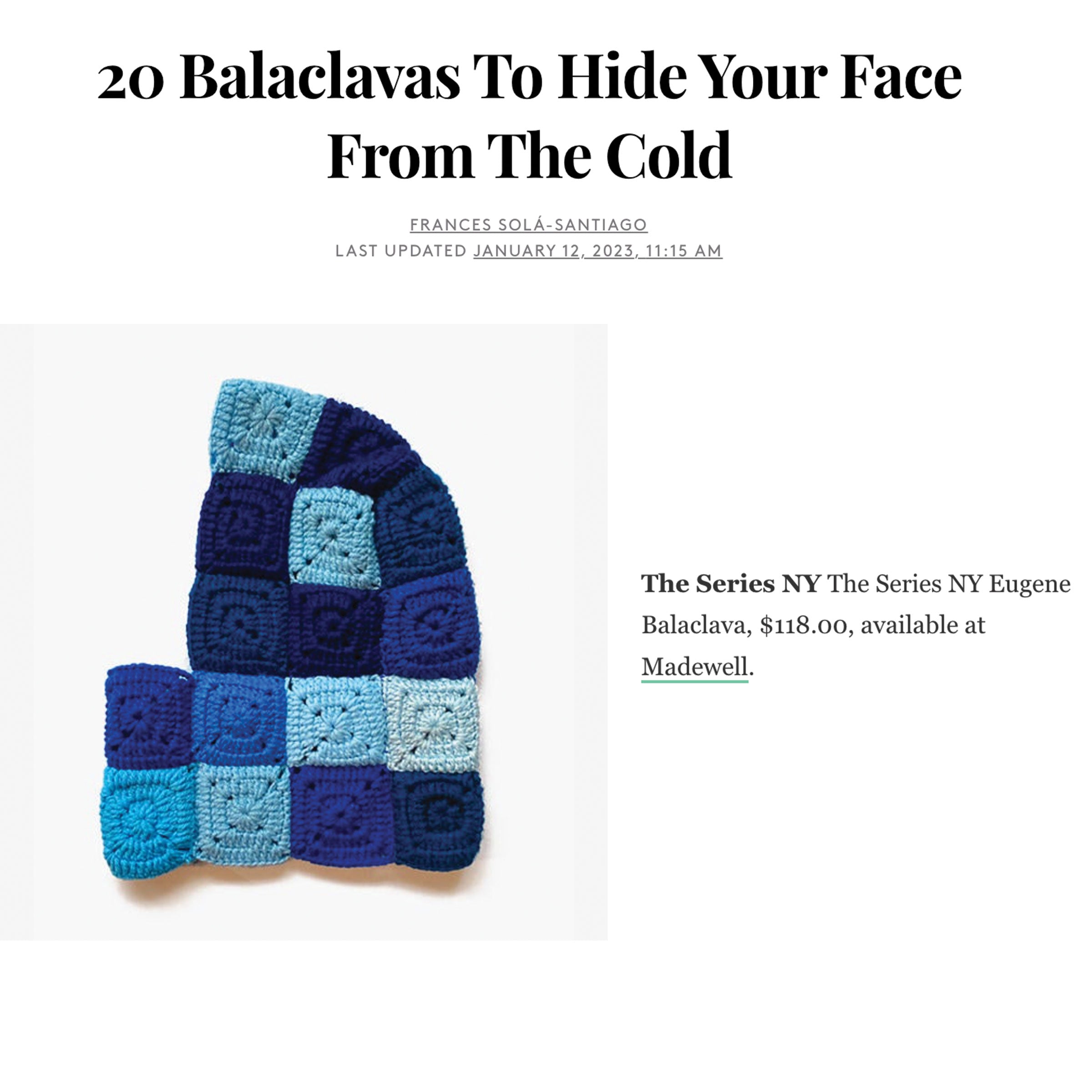 REFINERY 29 | 20 Best Balaclavas