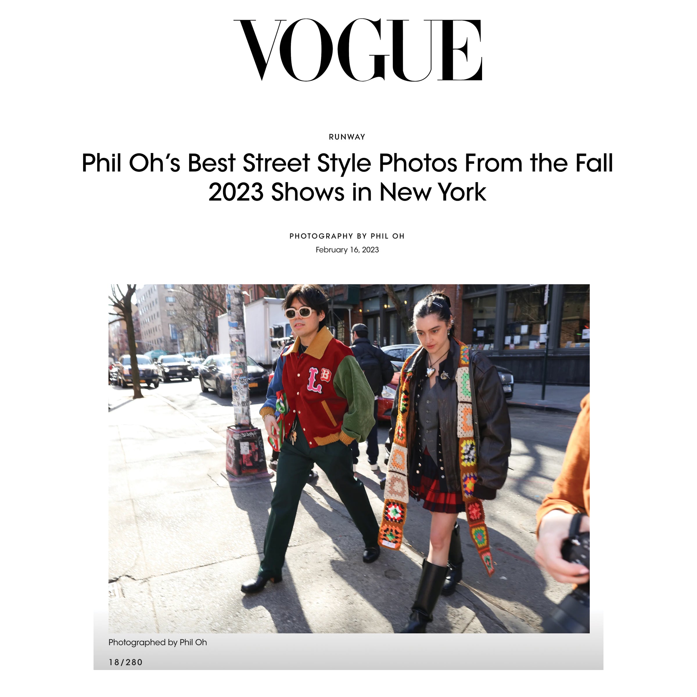 VOGUE | Phil Oh’s Best of NYFW 2023 Street Style
