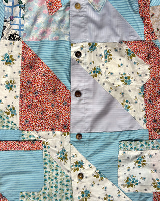 THE QUILTED CHORE SHIRT - BLUEBERRIES