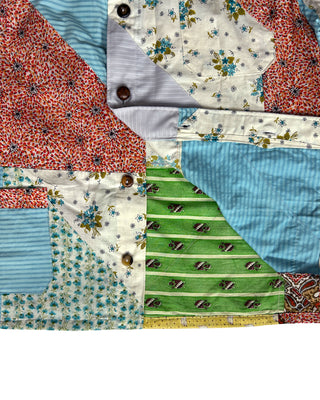 THE QUILTED CHORE SHIRT - BLUEBERRIES