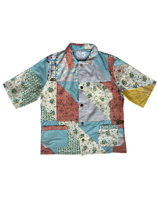 THE QUILTED CHORE SHIRT - BLUEBERRIES