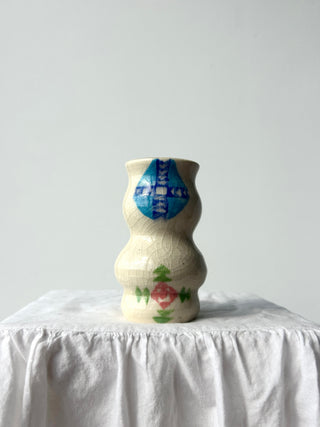 APPLIQUÉ QUILT VASE/CANDLESTICK HOLDER
