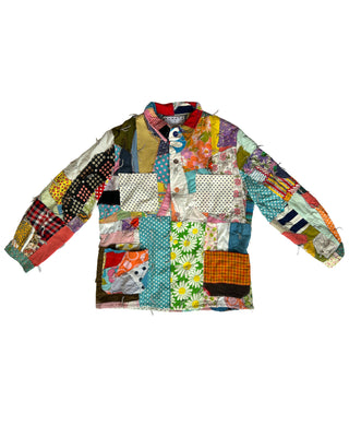 THE QUILTED CHORE JACKET - PATCHWORK GARDEN